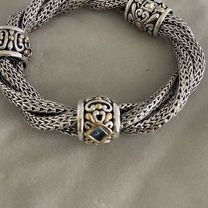 COPY - Rare John Hardy Silver and 18k Gold bracel…